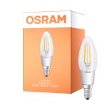 Osram Superstar Classic LED E14 Kronljus Filament Klar 4W 470lm - 822-827 Dim To Warm | Dimbar - Ersättare 40W
