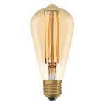 Ledvance Vintage 1906 LED E27 Edison Guld 5.8W 470lm - 822 Extra Varm Vit | Dimbar - Ersättare 40W