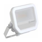 Ledvance LED Strålkastare Aluminium Vit 8W 1100lm 100D - 830 Varm Vit | IP66 - Symmetrisk