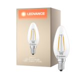 Ledvance Classic LED E14 Kronljus Filament Klar 1.8W 250lm - 827 Extra Varm Vit | Ersättare 25W