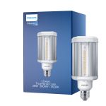 Philips TrueForce LED E27 HPL Klar 28W 3800lm 360D - 830 Varm Vit | Ersättare 125W