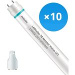 Flerpack 10x Philips LED Rör T8 MASTER Value (EM/Mains) Ultra Output 23W 3700lm - 865 Dagsljus | 150cm - Ersättare 58W