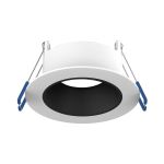 Noxion LED Spot Ares Djup ring Vit - med Inre Ring Svart | Utskärning   68mm - incl. GU10 Fitting
