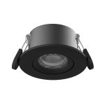 Noxion LED Spot Ares Firerated 6W 540lm 927-940 3CCT- Lutningsbar Svart| Utskärning   68mm