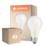 Flerpack 4x Ledvance Classic LED E27 Päron Filament Matt 24W 3452lm - 840 Kallvit | Ersättare 200W