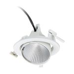 Philips LED Spot Greenspace Accent Elbow Aluminium Vit 31W 3900lm 36D - 930 Varm Vit | 163mm - IP20 - Bästa Färgåtergivning - Dali Dimbar
