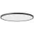 Brilliant Brennan Taklampa Plast Svart Vit 30W 4000lm - 840 Kallvit | 541mm - IP44 - 3-Stegs Dimbar