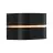 Nordlux Sibelis Vägglampa Aluminium Svart | IP44 - Passande för E27