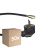 Flerpack 50x Noxion Power Strömkabel Svart - Schuko Europlug + Öppna ändar - 5m - 3 pole 0,75mm2