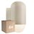 Flerpack 6x Nordlux Heka Vägglampa Aluminium Sanded |IP54 - Passande för E27