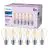 Flerpack 6x Philips Lampa LED E27 Päron Filament Klar 7W 850lm - 840 Kallvit
