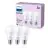 Flerpack 3x Philips Lampa LED E27 Päron Matt 13W 1521lm - 840 Kallvit