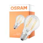 Osram LED Superstar E27 Päron Filament Klar 7.5W 1055lm - 940 Kallvit | Bästa Färgåtergivning - Dimbar - Ersättare 75W
