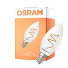 Osram Vintage 1906 LED Classic Slim E14 Kronljus Filament Klar 3.1W 300lm - 927 Extra Varm Vit | Bästa Färgåtergivning - Dimbar - Ersättare 25W