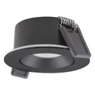 Ledvance LED Spot Air Adjust Aluminium Svart 4W 320lm 36D - 930 Varm Vit | Utskärning   68mm - IP23 - Bästa färgåtergivning - Dimbar