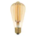 Ledvance Vintage 1906 LED E27 Edison Guld 5.8W 470lm - 822 Extra Varm Vit | Dimbar - Ersättare 40W