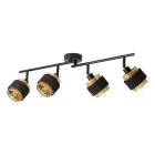 Ledvance Decor Spot Hornet Tak Spot Svart 4x2.8W - 827 Extra Varm Vit | Inkl. 4x E14