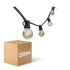 D'Lite LED Ljusslinga Sparkl 20m 4W 250lm - 827 Extra Varm Vit | IP44 - 5x Anslutbar