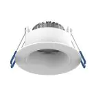 Noxion LED Spot Ares Djup Vit 6W 540lm 927-940 3CCT - med Inre Ring Vit| Utskärning   68mm