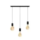 Calex XXL Guld Filament Komplett set - Including 3 XXL Lampas + Cordset Rektangulär bas