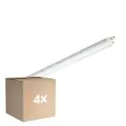 Flerpack 4x Philips LED Allmänbruksarmatur Vattentät CoreLine WT120C Gen2 57W 8000lm - 840 Kallvit | 150cm