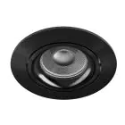 Noxion Infälld Spot Vision MR16 Lutningsbar Svart | 82mm - Utskärning   69mm - IP20 - incl. GU10 Sockel 