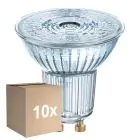 Flerpack 10x Osram Parathom LED GU10 Spot Klar 4.5W 350lm - 940 Kallvit | Dimbar - Bästa färgåtergivning  - Ersättare 50W