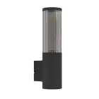 Eglo Vägglampa Salle Utomhus Aluminium Svart | Passande för E27